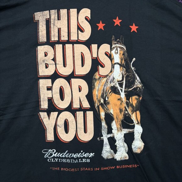 Budweiser This Bud's For You Oversized T-Shirt Size Extra Large - Picture 2 of 4